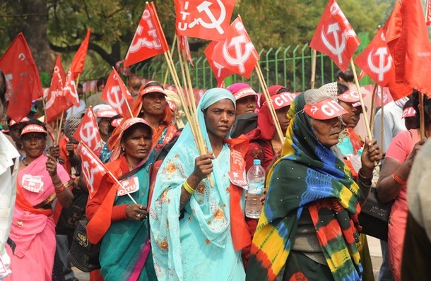 Протесты в Нью-Дели 23 февраля