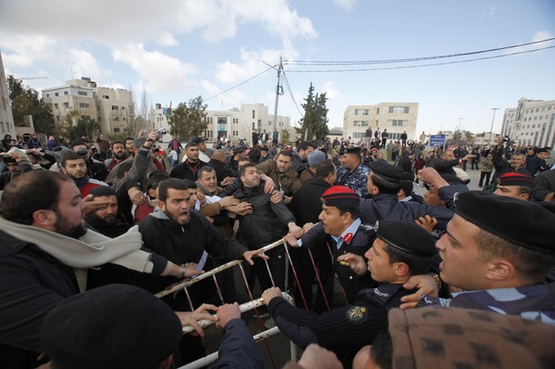 Столкновения в столице Иордании 25 марта 2011