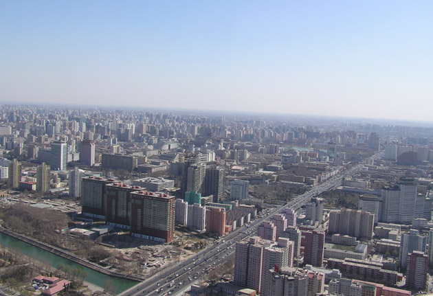 Вид на город с пекинской телевышки. Фото chinatour.com