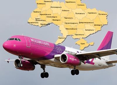 За год Wizz Air Украина перевезла более 400 тыс. пассажиров