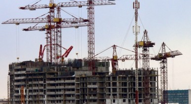 Строительство жилья в Украине сократилось в 2009 году на 40%