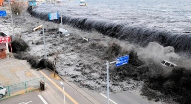 Японцы назвали высоту обрушившегося 11 марта на страну цунами