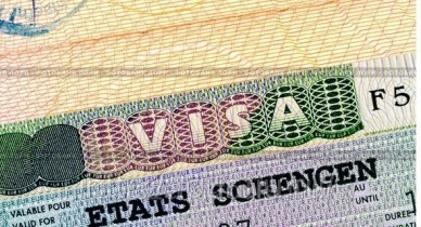 Шенгенская виза в Украине, количество получателей визы в Украине.
