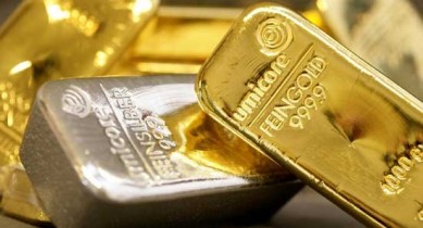 Золото, серебро, цена на драгоценные металлы, цена золота и серебра.