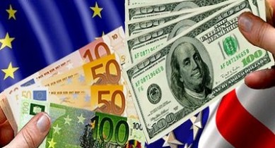 Евро, доллар, прогноз курса евро-доллар.