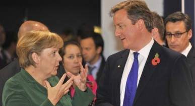 Дэвид Кэмерон и Ангела Меркель обсудят кризис еврозоны