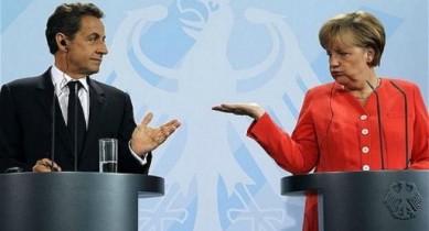 Николя Саркози и Ангела Меркель, Франция и Германия настаивают на реформе еврозоны.