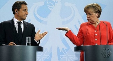 Саркози и Меркель, план спасения Европы.