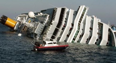 В прессу попали материалы самописца лайнера «Costa Concordia».