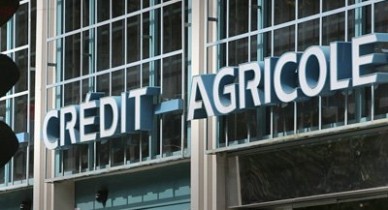Credit Agricole, французский банк Credit Agricole.