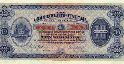 Первую банкноту Австралии выставили на продажу за 3,5 миллиона.
