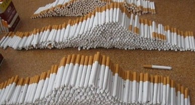 В Украине за полтора года изъято 214 млн нелегальных сигарет.