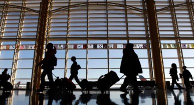 Пассажиропоток через аэропорты Украины вырос на 5%.