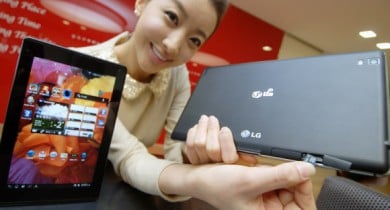 LG выпускает планшет высокого разрешения в погоне за Apple.