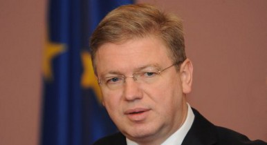 Фюле считает завышенными требования Украины о компенсации в 160 млрд евро.