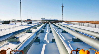 В августе Россия сократила транзит газа через Украину почти на 40%