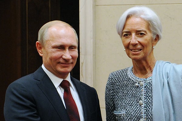 Путин надеется на финансовую помощь МВФ для Украины