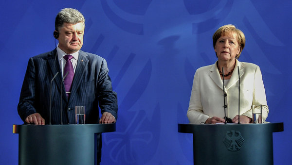 Порошенко и Меркель обсудили возможности решения конфликта на востоке Украины