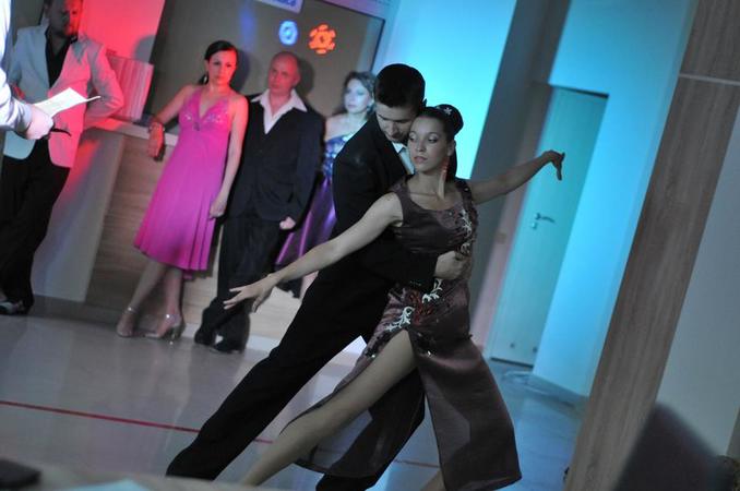 Во время «Ночи во Львове» в отделении «Кредобанка» впервые состоялось танго-представление