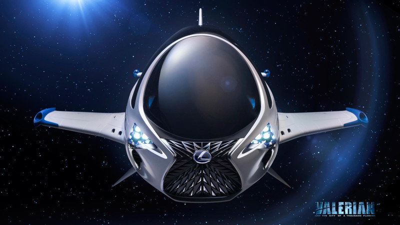 Автопроизводитель Lexus создал межгалактический корабль 28 века Skyjet специально для нового научно-фантастического фильма Люка Бессона «Валериан и город тысячи планет»