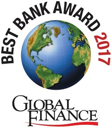Райффайзен Банк Аваль был назван «Лучшим банком» в Украине в рамках рейтинга лучших банков мира, составленного финансовым журналом Global Finance.