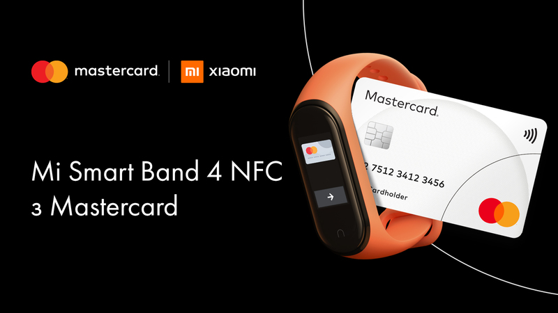 Компании Xiaomi, Mastercard и Алло представляют в Украине фитнес-браслет Mi Smart Band 4 NFC с функцией бесконтактной оплаты.