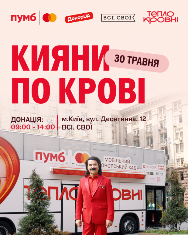 «Теплокровні» влаштують донацію на маркеті «Всі. Свої»