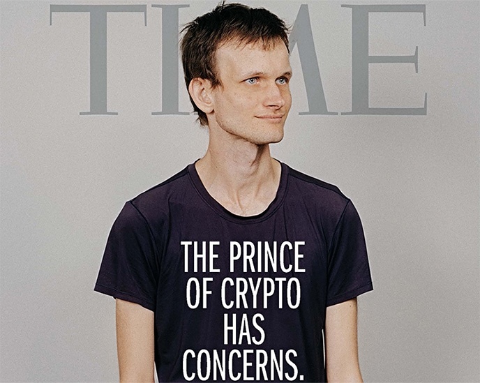 Создатель Эфириум Виталик Бутерин на обложке журнала Time