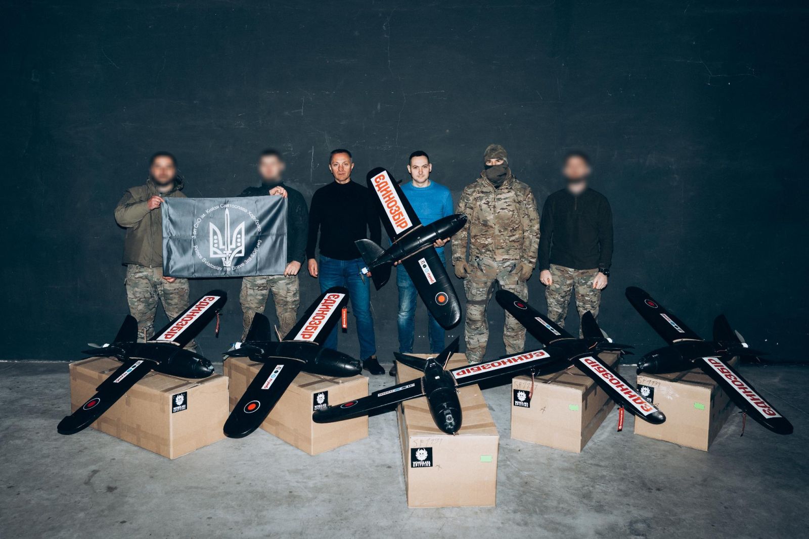 6 дронів-перехоплювачів передали ПУМБ і Фонд Сергія Притули захисникам третього полку