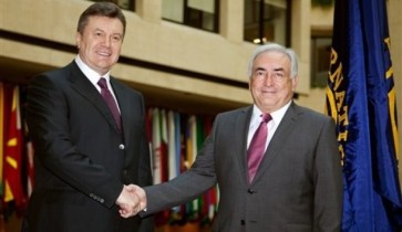Янукович встретился с главой МВФ: Состоялись плодотворные переговоры