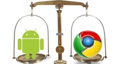 Google не будет скрещивать Chrome и Android