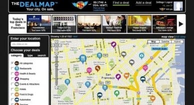 Google объявила о покупке интернет-сервиса Dealmap
