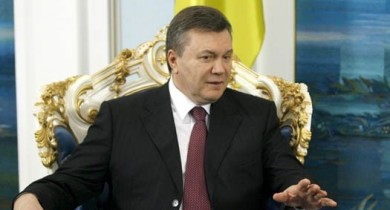 Президент Украины, Виктор Янукович.