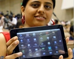 Индия представила самый дешевый в мире планшет за 35 долларов
