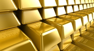 Золото, слитки золота, объём золота, почему объём добычи золота, цена золота.