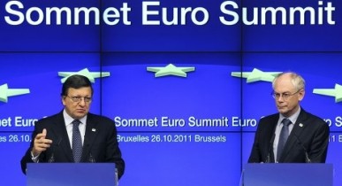Херман ван Ромпей и Жозе Мануэл Баррозу.