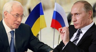 Азаров и Путин, Азаров и Путин договариваются о формате газового консорциума.