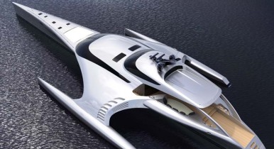 Яхта Adastra, в Китае построили яхту стоимостью 15 млн долларов.