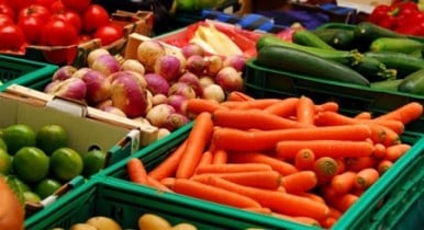 В Украине цены на овощи снизились на 21,1%.
