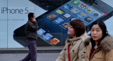 Apple отмечает увеличение выручки в Китае.