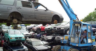 В Украине вводится налог на утилизацию автомобилей.