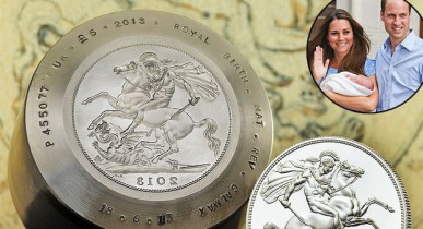 Британия выпускает монету в честь принца Уильяма.
