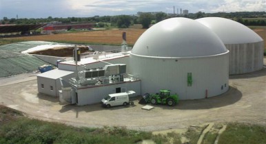 На Прикарпатье заработал первый в Украине биогазовый завод.