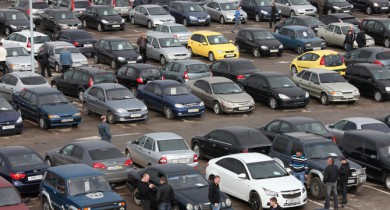 В Украине в 2013 г. продажи б/у автомобилей упали на 81%.