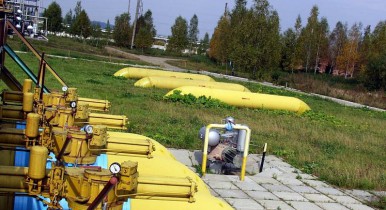 Запасы газа в украинских ПХГ увеличились