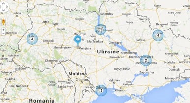 В Украине появилась карта IT-стартапов