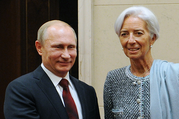 Путин надеется на финансовую помощь МВФ для Украины