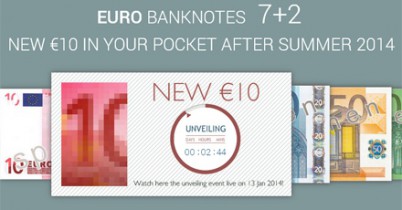 ЕЦБ сегодня представит новую купюру в 10 евро.