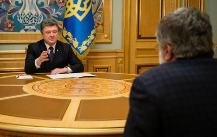 Президент принял отставку Коломойского
