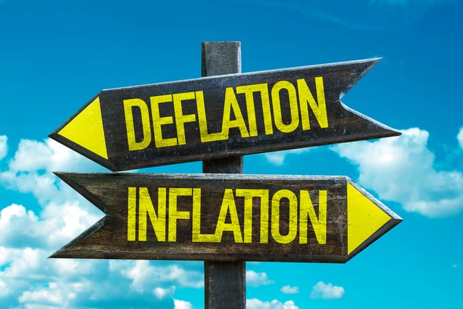 Инфляция в еврозоне остается на негативном уровне четвертый месяц подряд.
